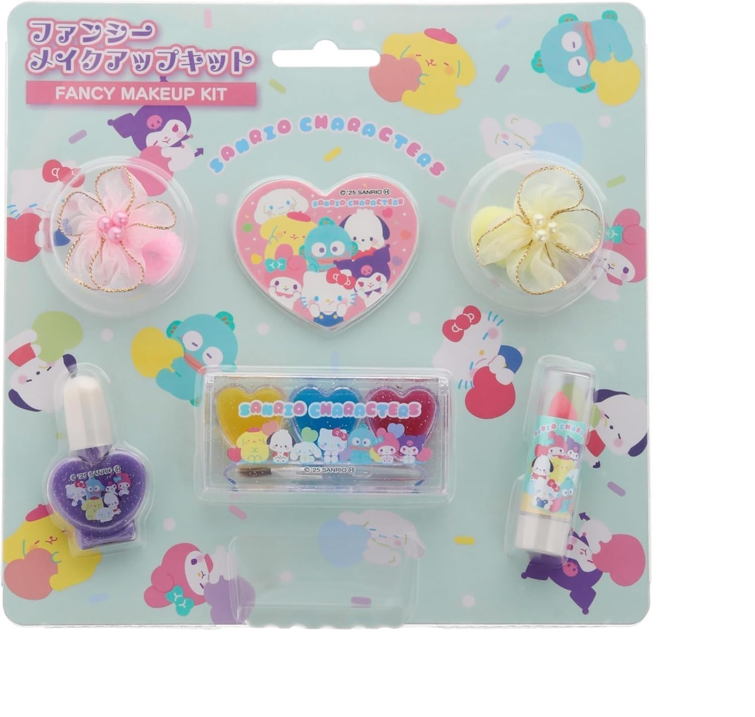 レイス(Race) サンリオキャラクターズ ファンシーメイクアップキット ぷにきゅきゅ ミント 6才以上 コスメ アクセサリー250713