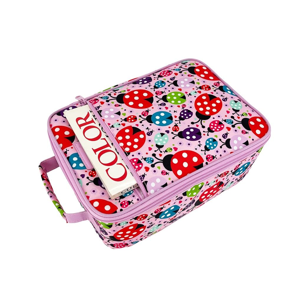 Sachi 'Style 225' Insulated Junior Lunch Tote - Lovely Ladybugs