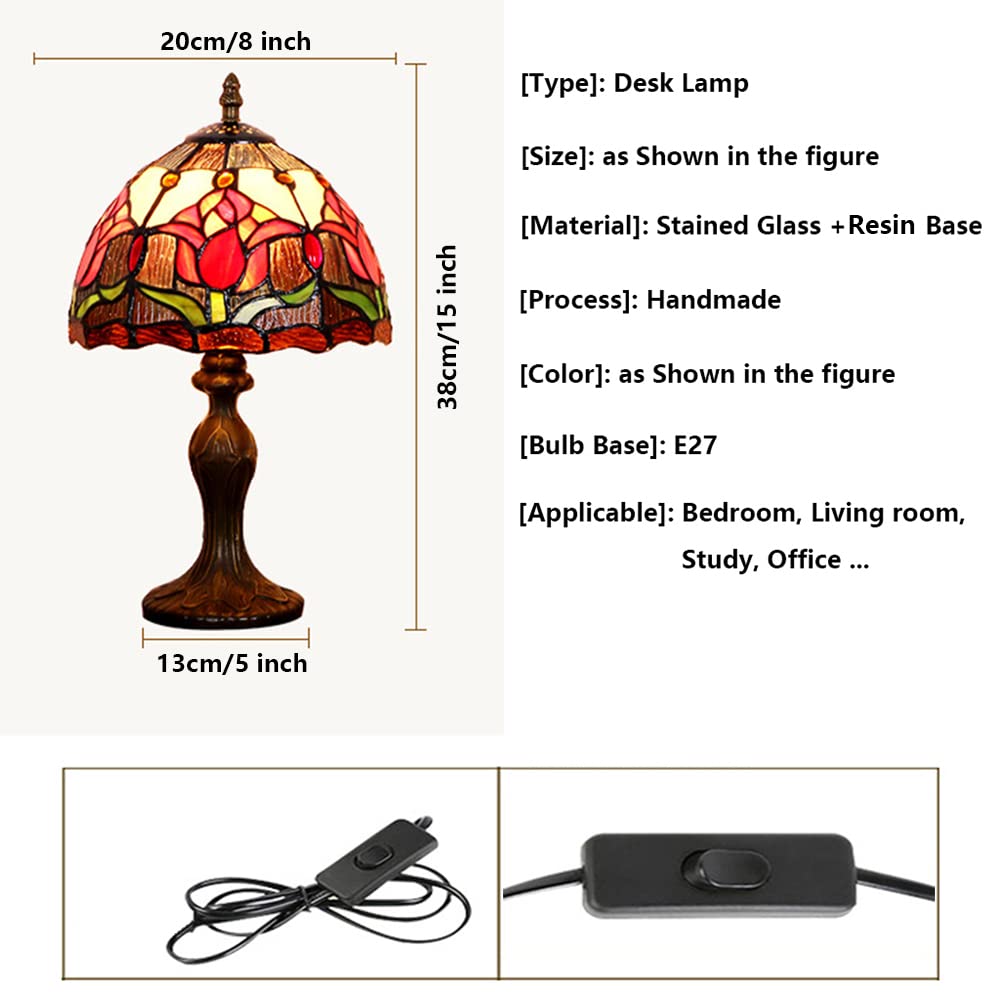 Amazon.co.jp : ティファニーランプ、チューリップフラワー