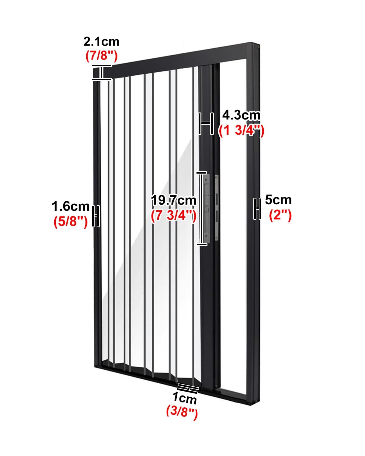 Amazon.com: ZIMGOD Accordion Door Acrylic Clear Sliding Folding