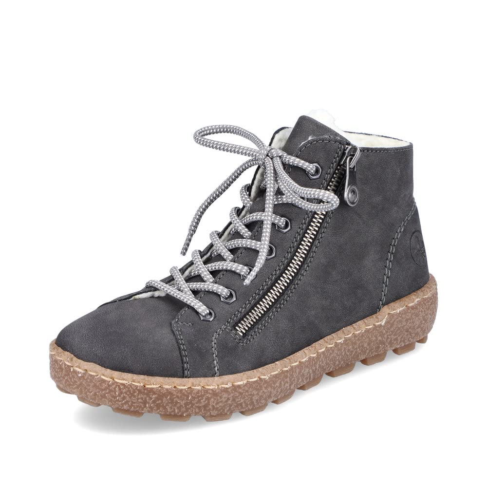 Rieker Donna Sneaker N1020, Signora Sneaker Basse,Soletta Removibile