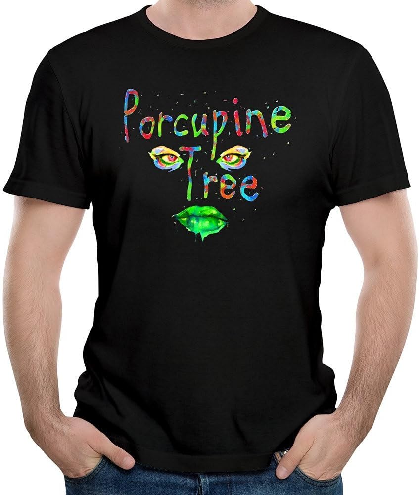 Men's Porcupine Tree English Rock Band Milan Round Neck T-shirt