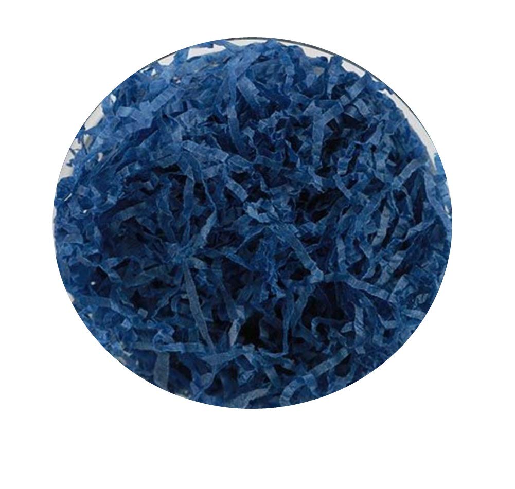 Royal Blue 50g Grams Luxury Extra Soft Shredded Tissue Paper Hamper/Gift Packaging Filler - Acid Free