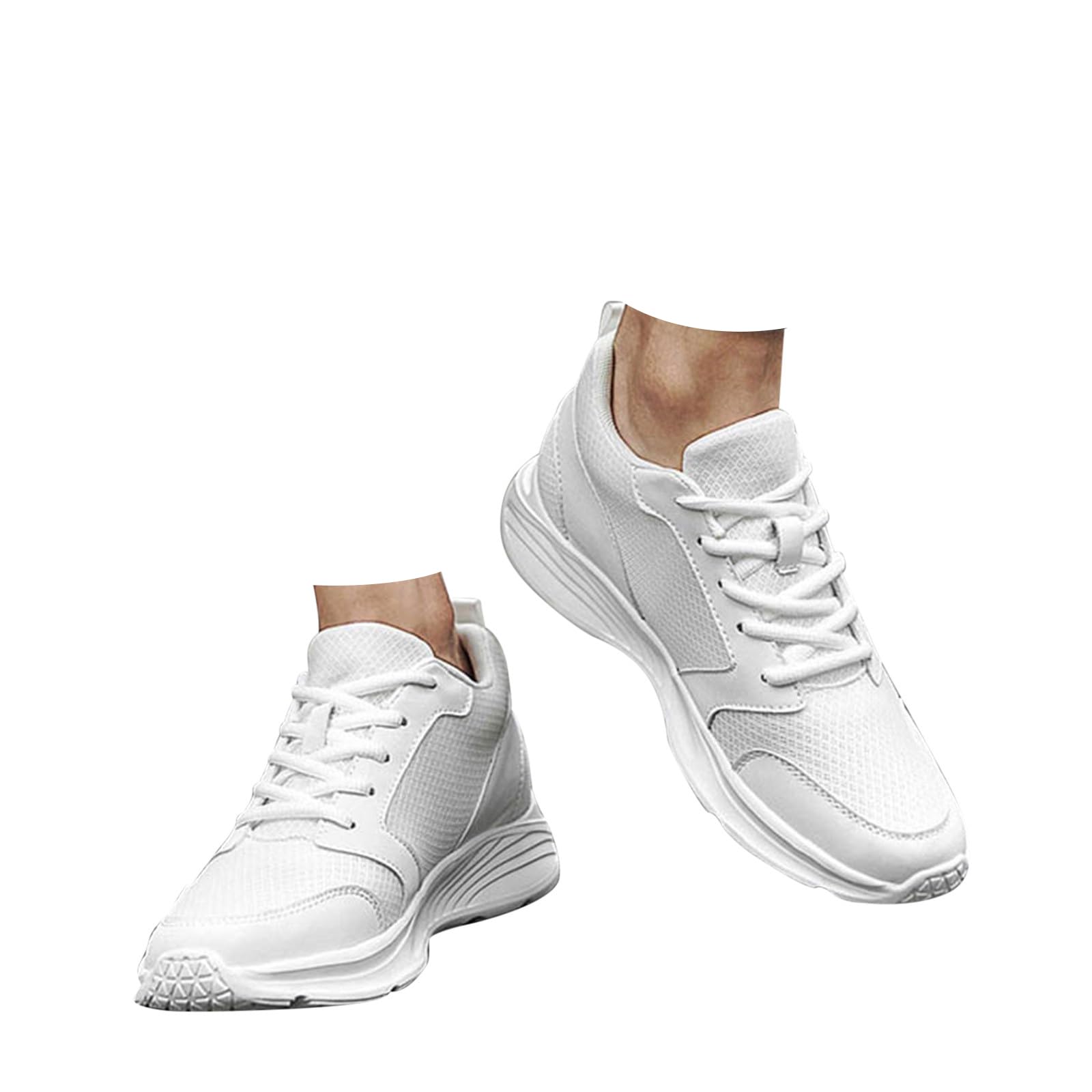 Generisch Elevate Shoes Herren 10 cm 4/6/8/10 Höhe Elevateshoes Schuhe Die Größer Machen Rhöhung Sneaker Bequeme Und Atmungsaktive Aufzug Turnschuhe Walkingschuhe Sportschuhe