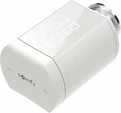 Somfy 1870508 – Valvola termostatica collegata io – Per controllare la temperatura dei radiatori ad acqua calda con Tahoma (interruttore) – Silenziosa