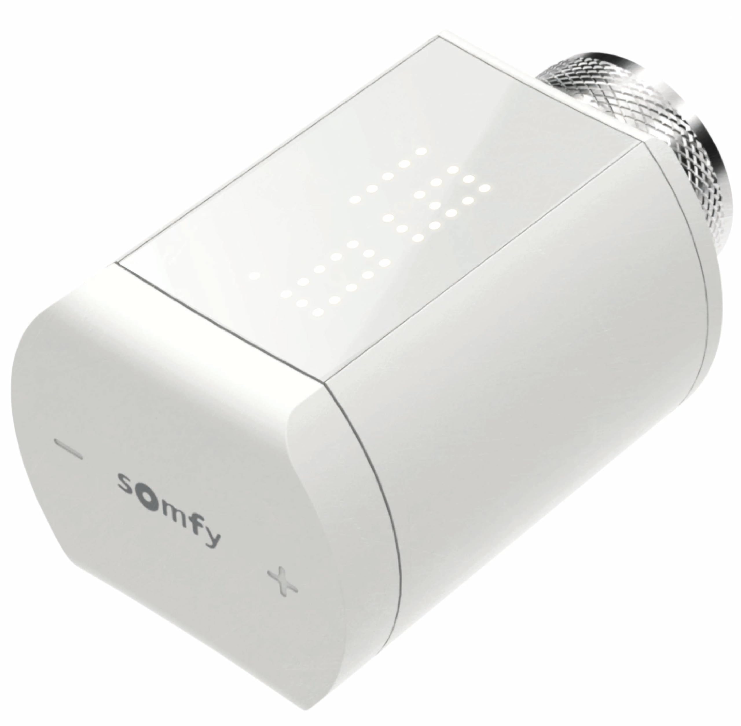 Somfy 1870508 - Thermostatic valve connected io | To control the temperature of hot water radiators with the Tahoma Home Automation Box | Silent