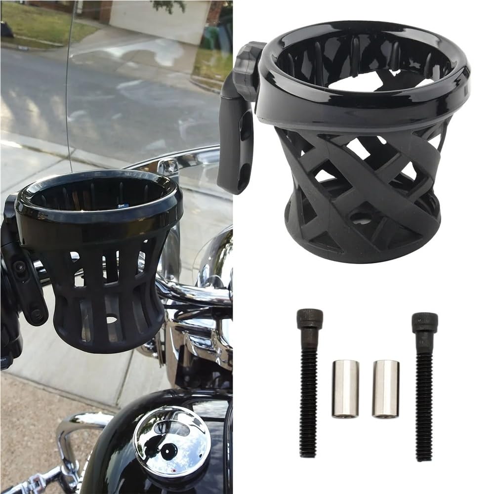 Portabotellas Motocicleta Portavasos Motocicleta Portabotellas Bicicleta Motocross Soporte para Vaso Bebida para Montado para Deslizamiento En Carretera Ultra Clásico