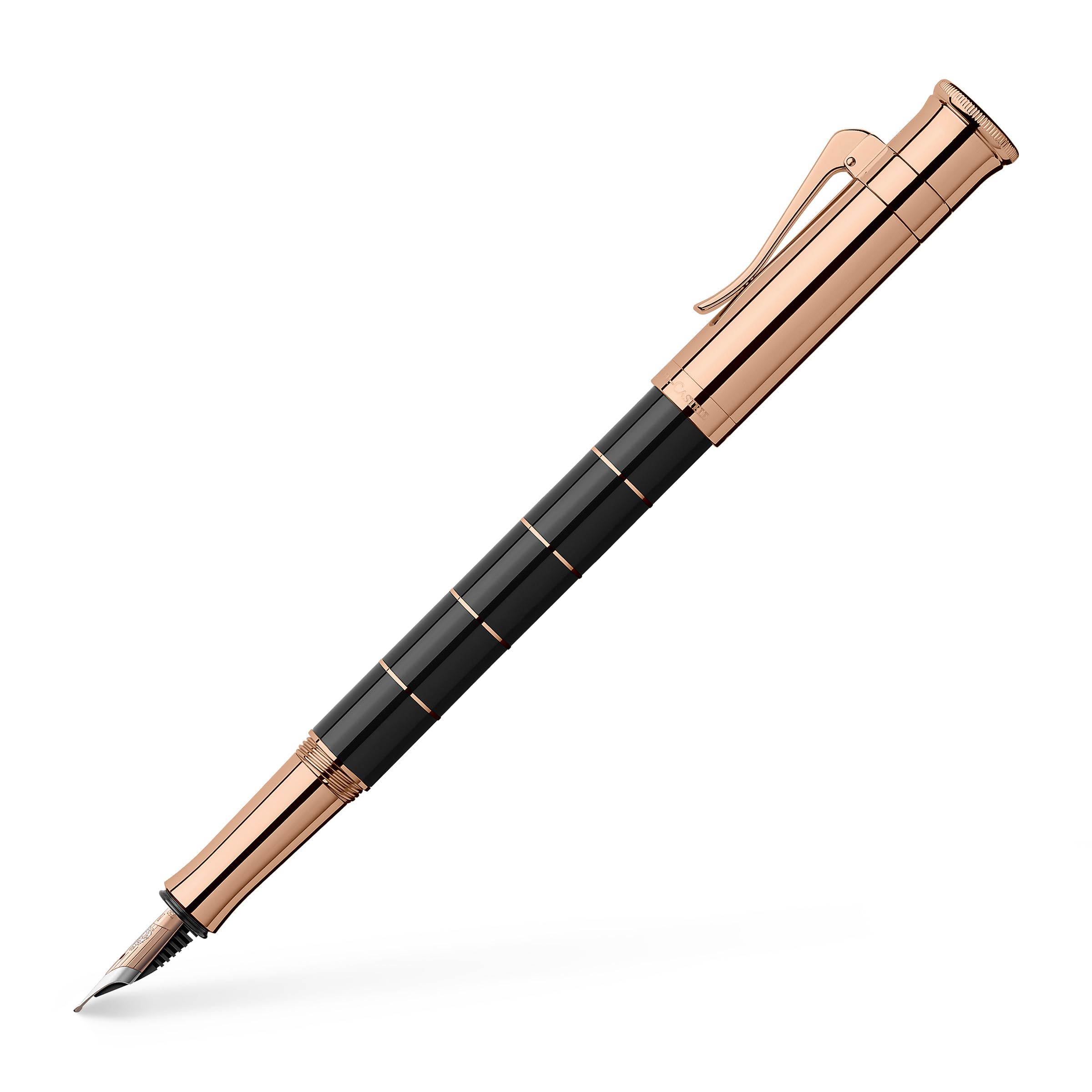 Graf von Faber-Castell 145780 - Penna stilografica Anello Rose Gold M