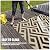Terrug Outdoor Rug Waterproof 5x8 Ft, Foldable Outdoor Plastic Straw Rug, UV Reversible Patio Rug Decor, Outdoor Area Rug for Camping, RV, Porch, Deck, Backyard, Balcony, Picnic, Black & Beige