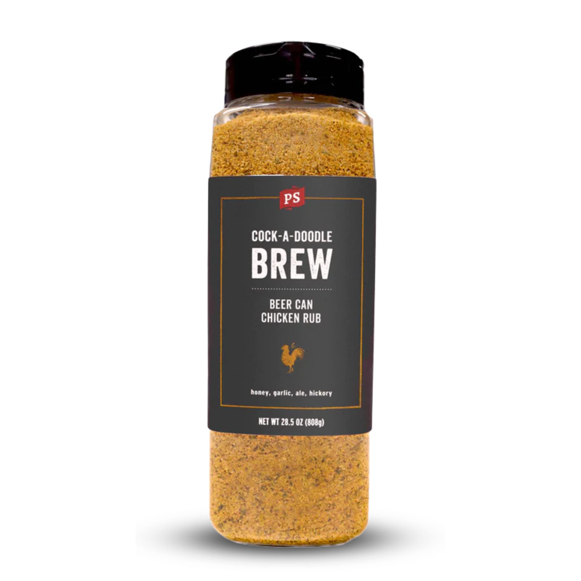 PS Seasoning Cock-A-Doodle Brew - Beer Can Chicken Seasoning & Rub for Smoking and Grilling - Garlic, Paprika, Honey Ale Dry Rub for Poultry, Chicken,