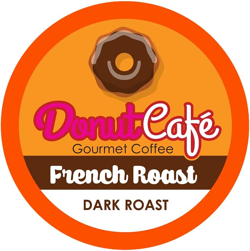 Donut Café Gourmet Single Serve Coffee Pods for Keurig K