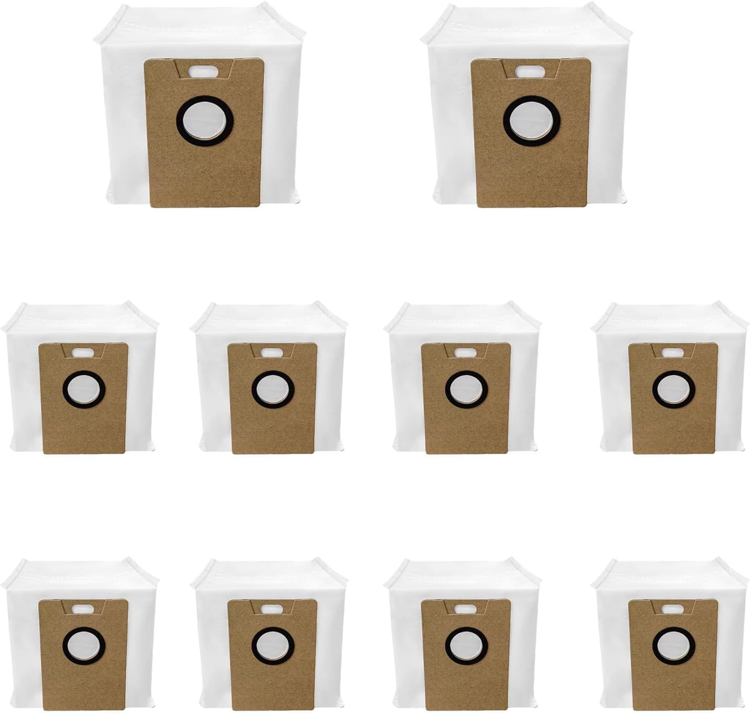 Dust Bags Replacement For Airzeen Q10 Pro Robot Vacuum Cleaner :10 Pack Spare Parts Accessories