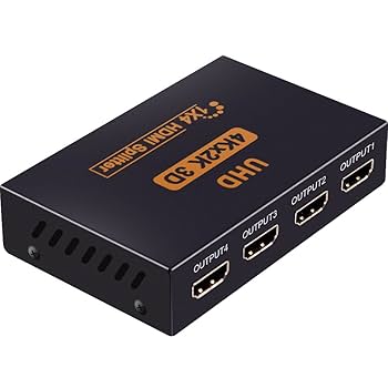 Amazon.co.jp: HDMIスプリッター 1入力4出力 1×4 HDMI分配器