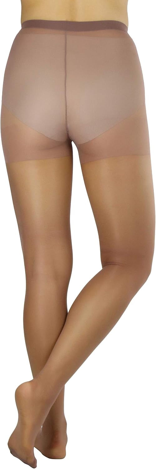 ToBeInStyle Women's Control Top Sheer Footed Pantyhose Hosiery Tights Stockings