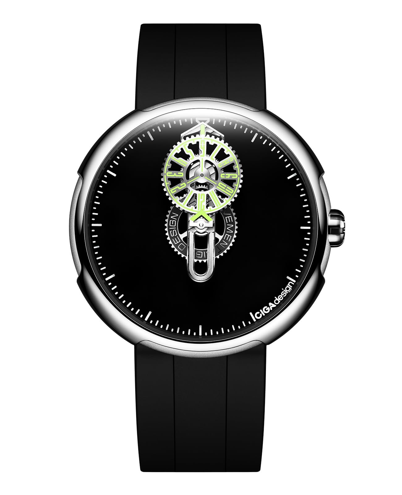 Amazon.com: CIGA Design Wandering Hour Automatic Watches, Time