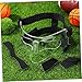 GOOHOCHY Clear Adjustable Face Guard for Basketball Lightweight Nose Protector Transparent Design for Clear Visibility for Youth and Adults Enhanced Coverage for Sports Activities
