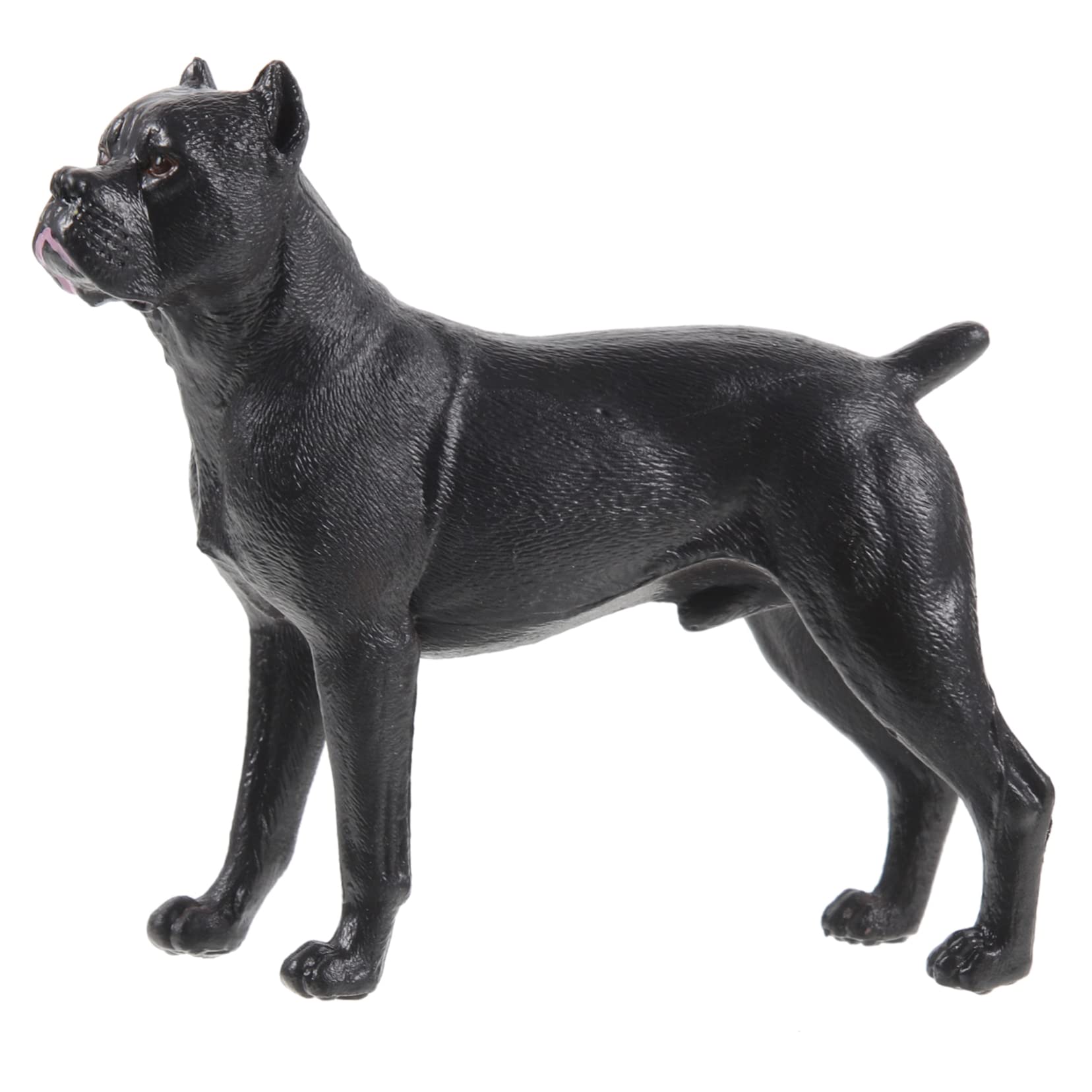 Totority Realistic Simulation Dog Statue Lifelike Dog Figure for Boy Girl Home Decor Imaginative Play for Nurseries Wildlife Decor and Present Ideas