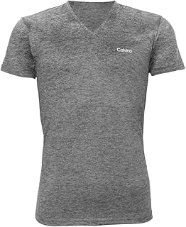 فانلة داخلية بأكمام قصيرة ورقبة على شكل حرف V للرجال من كالفينو