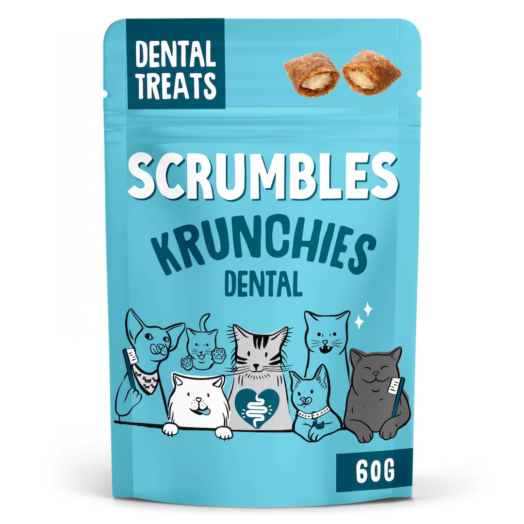 Scrumbles Dental Krunchies Cat Treats