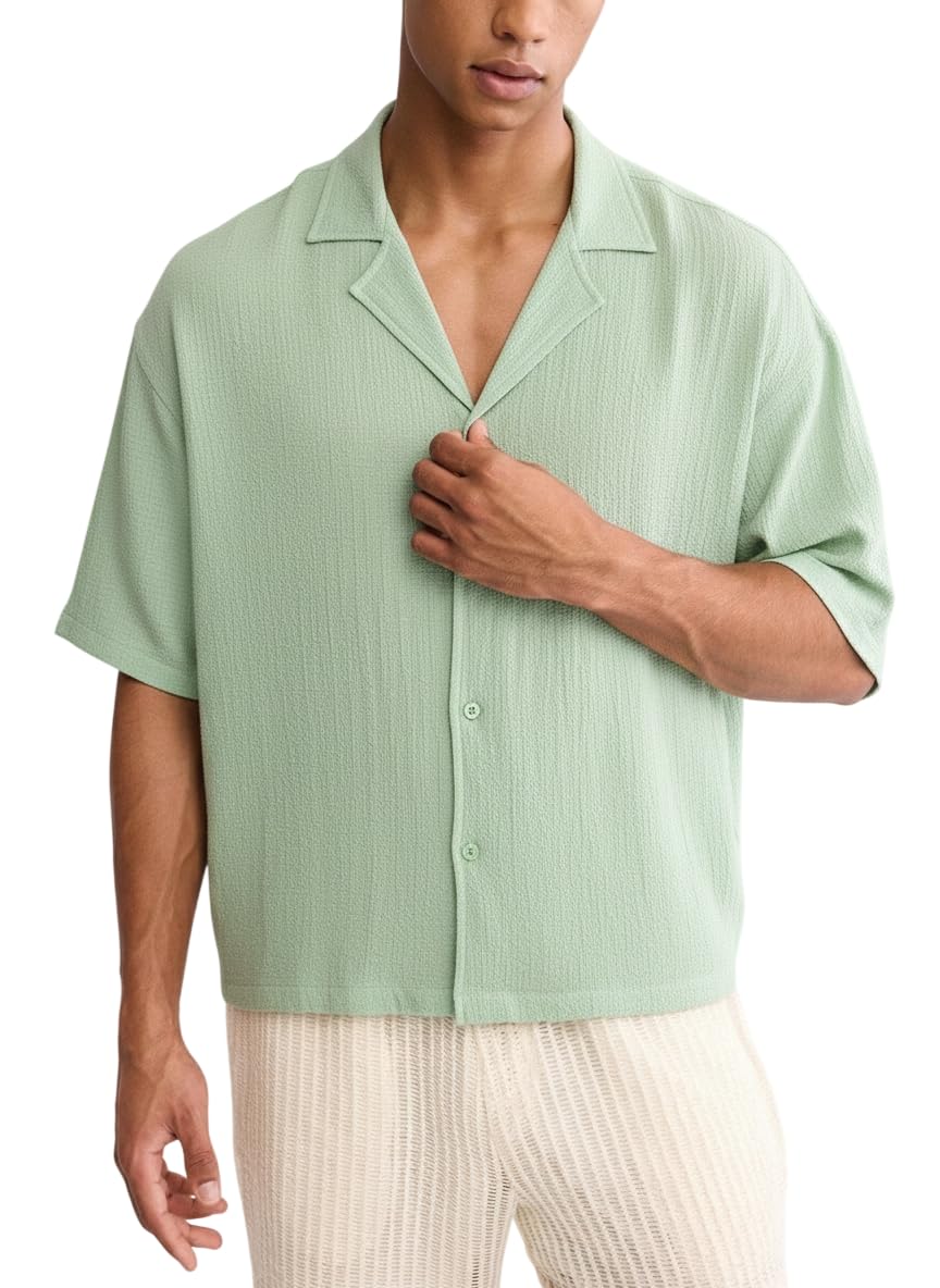 DressBerry Men Casual Shirt|| Shirt for Men|| Men Stylish Shirt || Mens Shirt || Oversized Shirt for Men in neutral