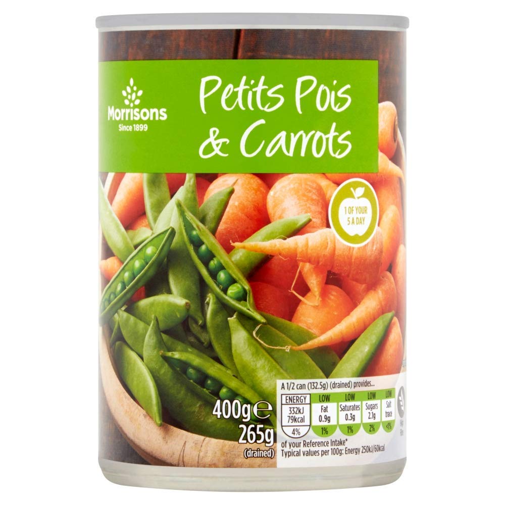 Morrisons Petits Pois And Carrots 400g