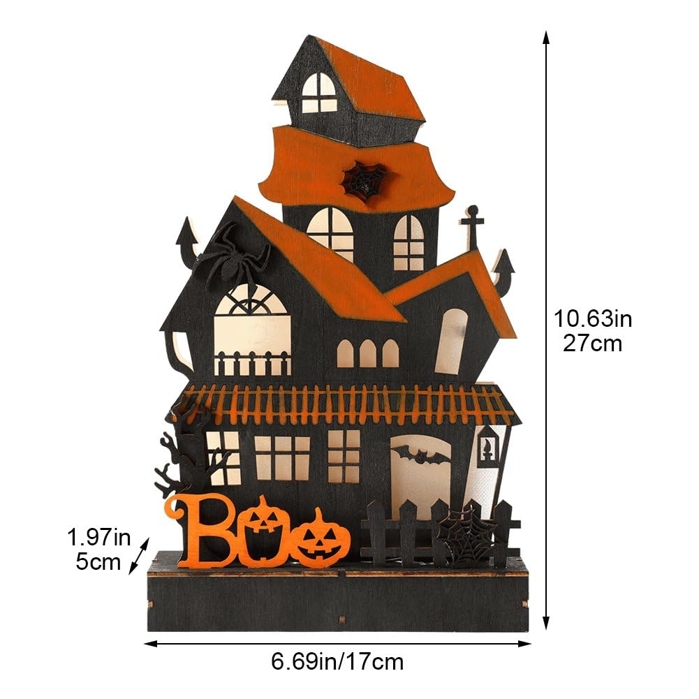 Fond D'halloween Avec Maison Hantée Décrite Pour La Page De Coloriage