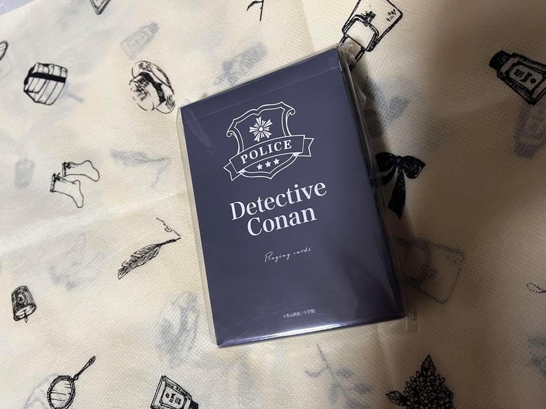 コナン BIGトランプ POLICE ver サンデーSHOP限定 TAJQIYZG ✨New