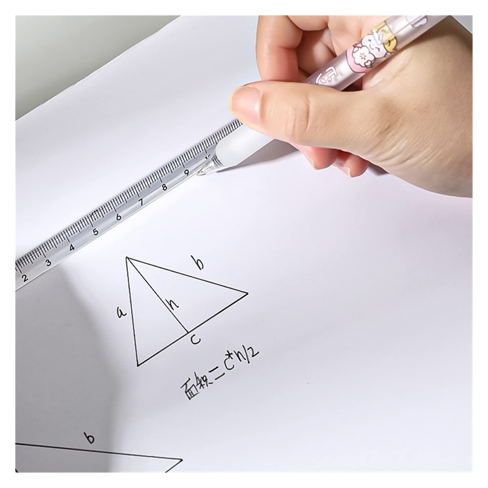 Règle transparente 15 cm 20, outil de dessin créatif for étudiants(02 20cm)