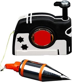 Fil à plomb magnétique avec corde de 4,5 m, bobine de fil à plomb pour mise à niveau, outil de mesure automatique