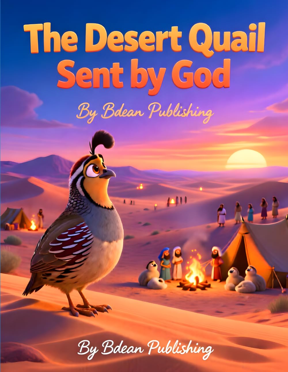 The Desert Quail Sent by God: A Children's Bible Story About God's Provision, Gratitude, and Trust