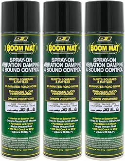 TOULIFLY DEI 3 Pack Sound Deadening Boom Mat Spray On Enhance Audio Eliminate Road Noise