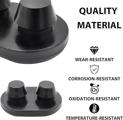 Miniatura 4 de Cooler Feet - Pies de goma antideslizantes de repuesto para modelos RTIC Coolers de 45 cuartos de galón, 65 cuartos de galón, 110 cuartos de galón,