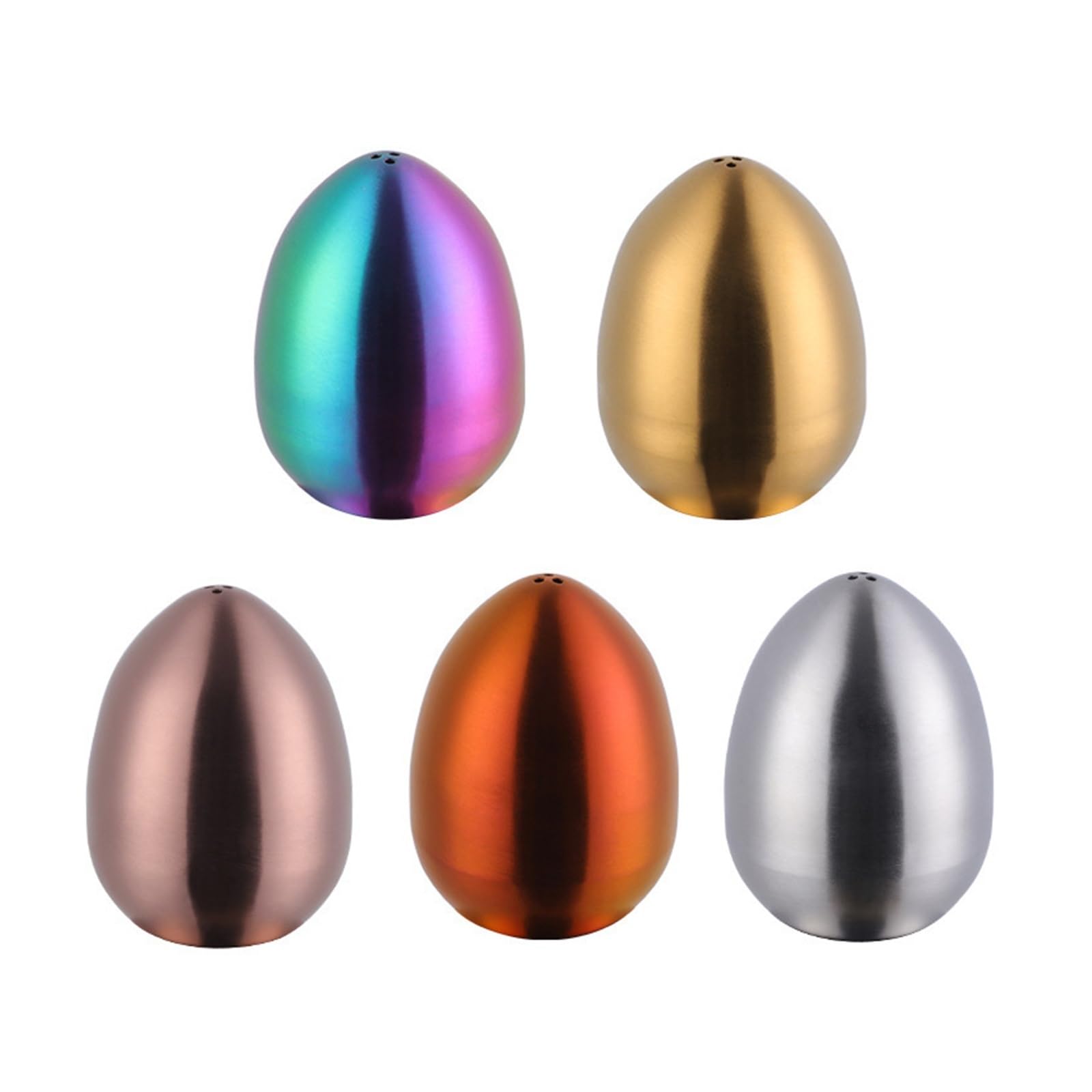 2pcs Stainless Steel Egg Shakers Pour Sucre
