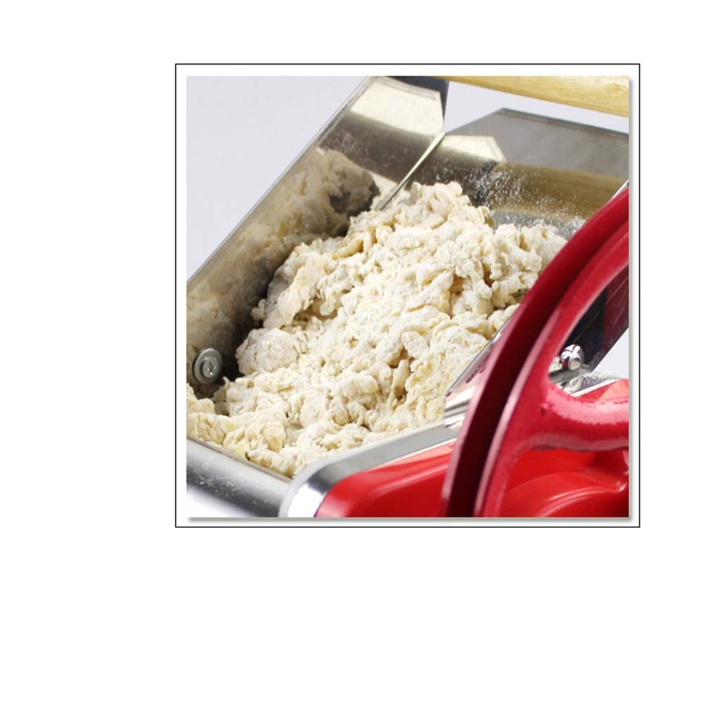Máquina para Hacer Pasta, máquina para Hacer Pasta casera, Manual, Ajustable, para Espaguetis y Fettuccine Frescos, máquinas manuales para Hacer Pasta (Color: Blanco, tamaño: 26 x 26 x 16 cm) automá