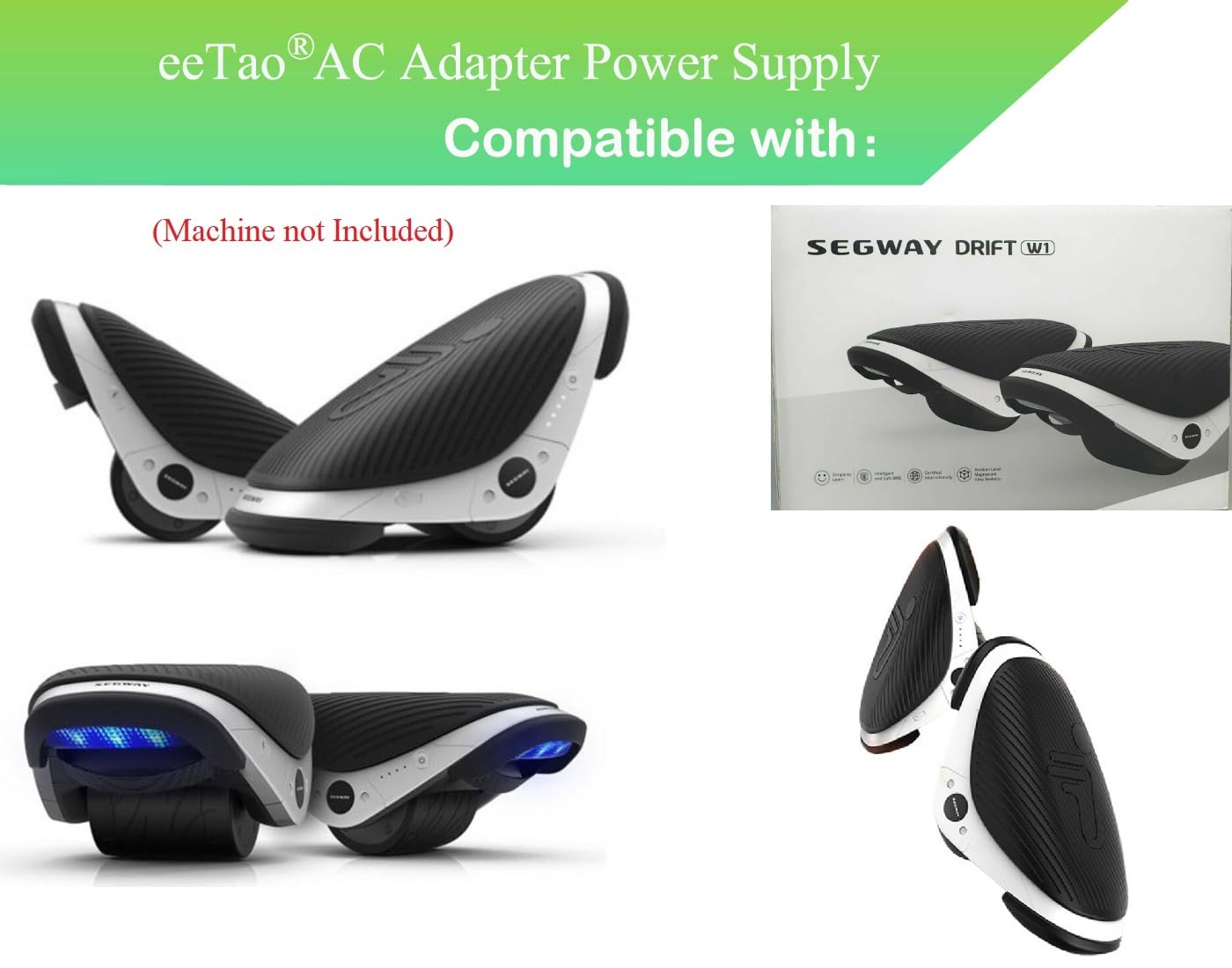 Amazon.com: eeTao AC/DC Adapter Charger Compatible with Ninebot