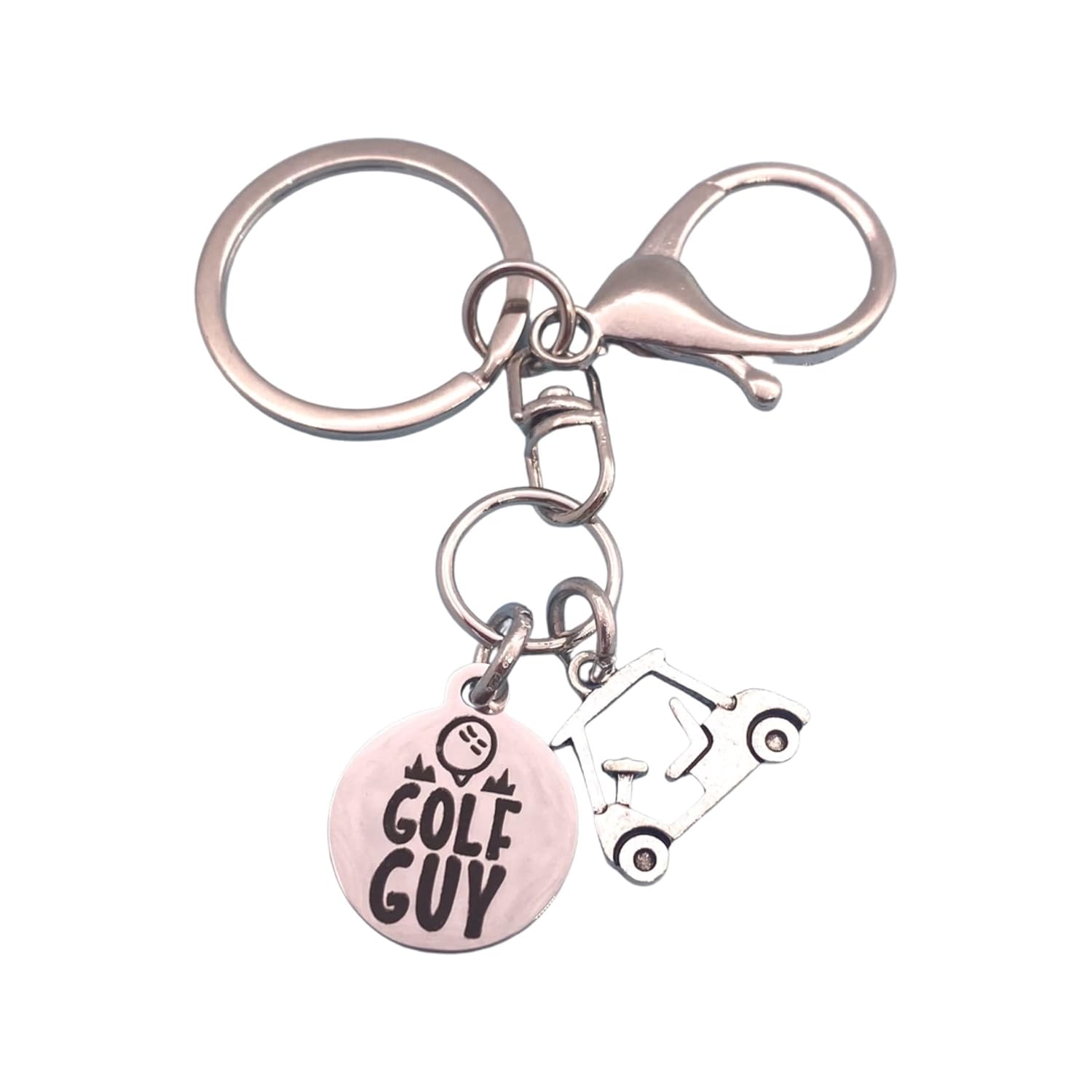 Gift for Golfer Keychain Gift for Men, Golf Cart Keychain