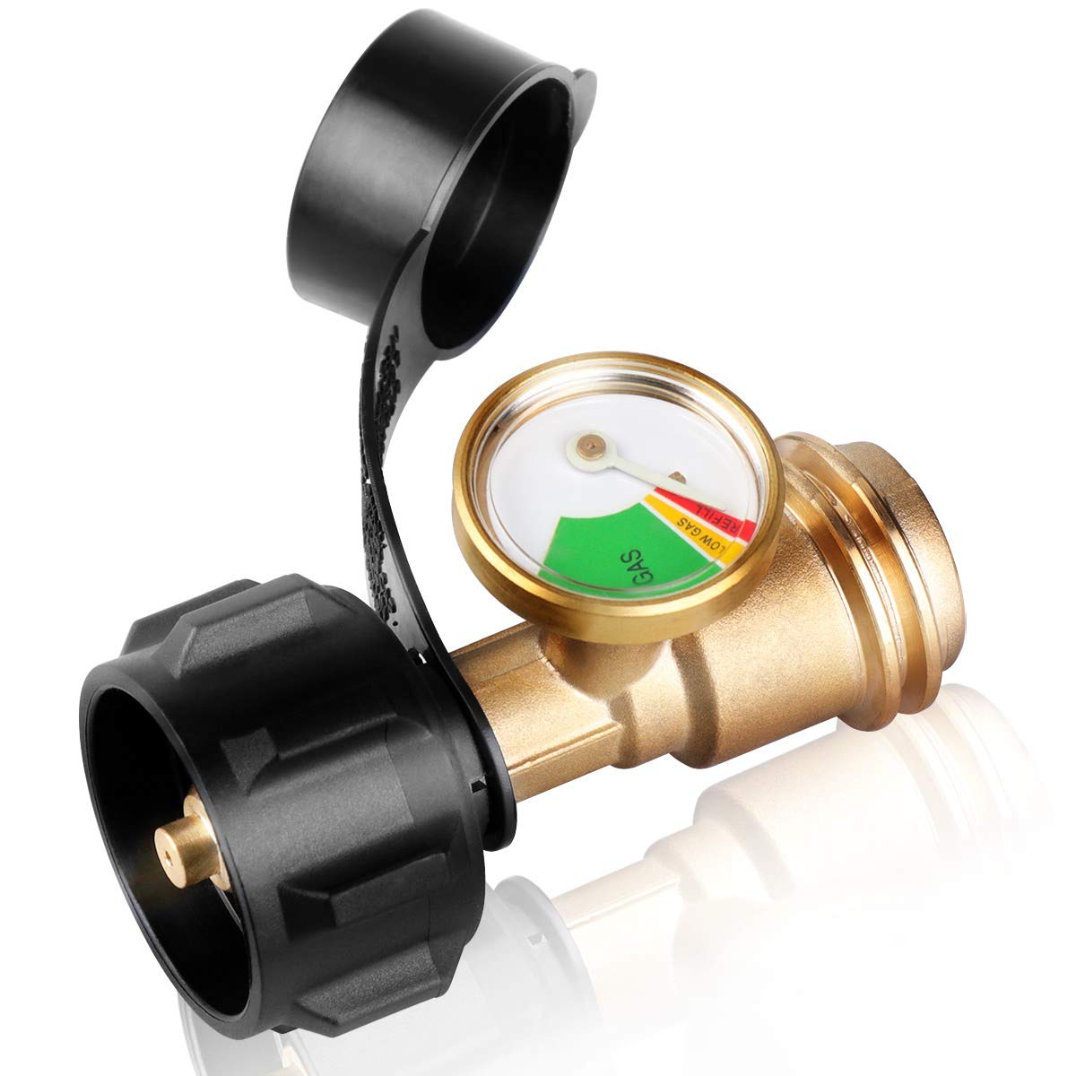 Buy DEPFALL Propane Tank Gauge,inline Level Indicator QCC1 Type1 Connection for 5100lb Propane