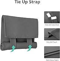 Vista 4 de WdFour Cortinas de puerta lateral para ventana de puerta, oscurecimiento de la habitación, cubierta de ventana de puerta de color sólido para puerta