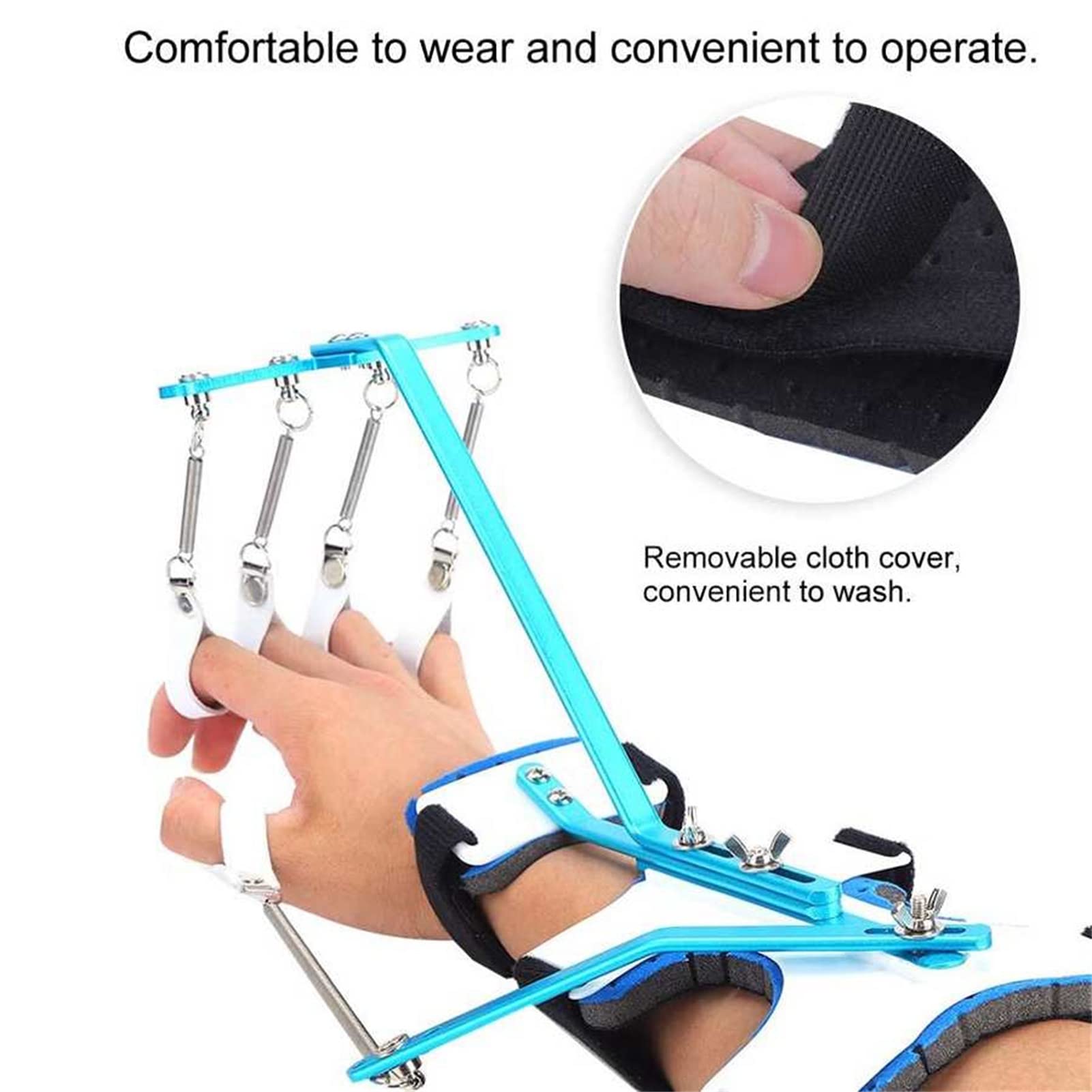 Equipo de Entrenamiento de rehabilitación de Manos Inteligente, Protector de férula para Dedos, ortesis médica para muñeca, órtesis de Dedo, Ejercicio de recuperación de tendón