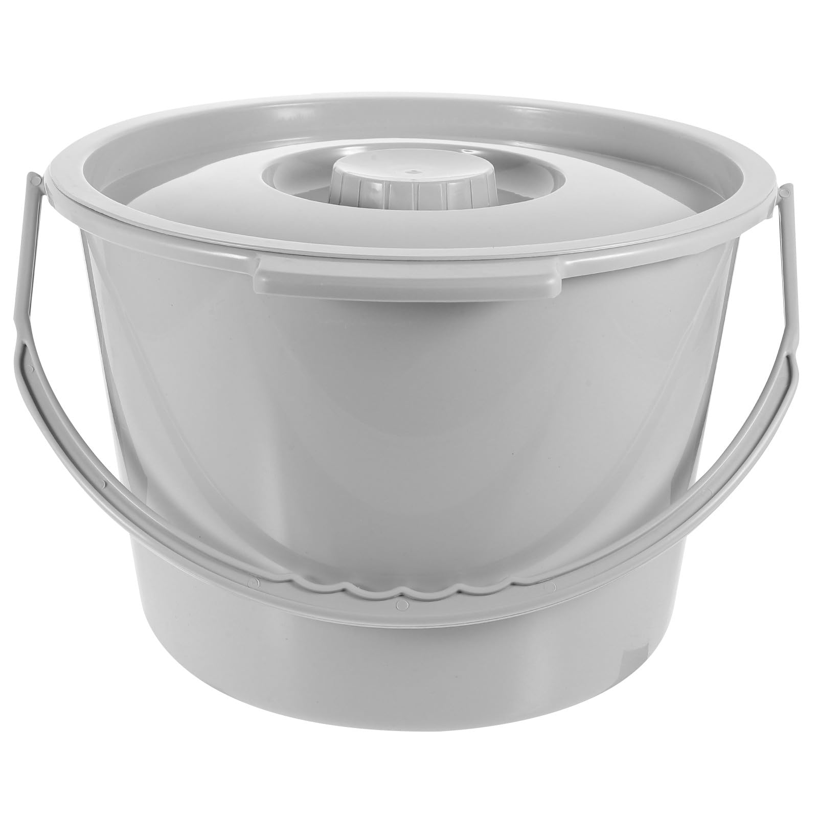 Pot de chambre portable plastique à couvercle hermétique pratique