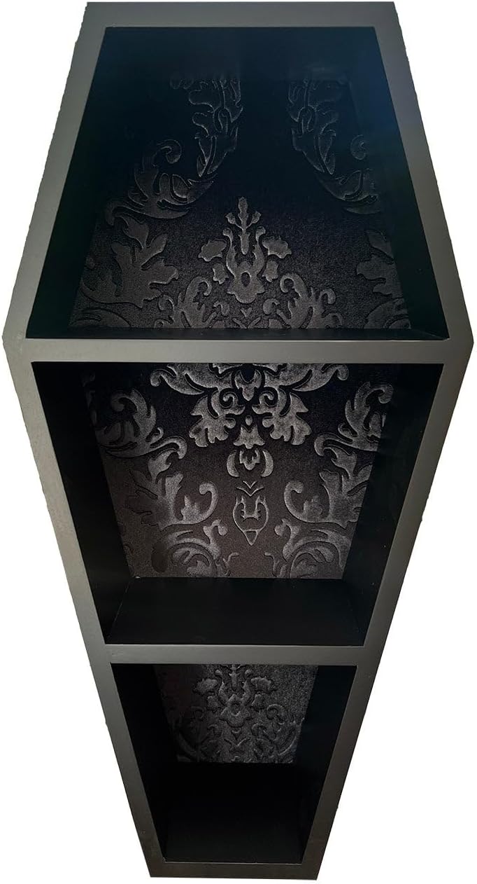 VampireFreaks Haunted Mansion 20" Gothic Coffin Shelf (Purple)