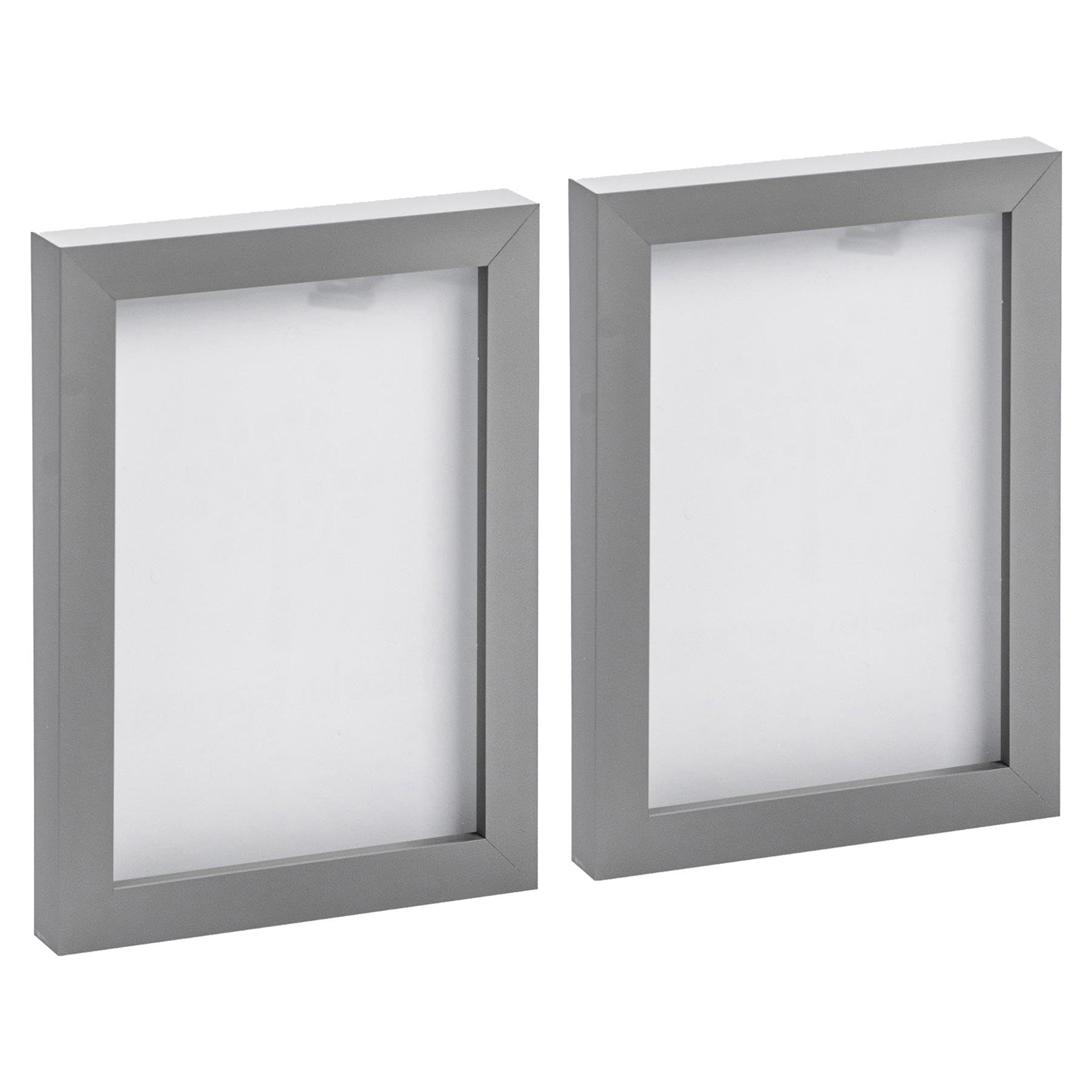 B&Q -  Photo Frames5" X 7"GreyPack Of 2