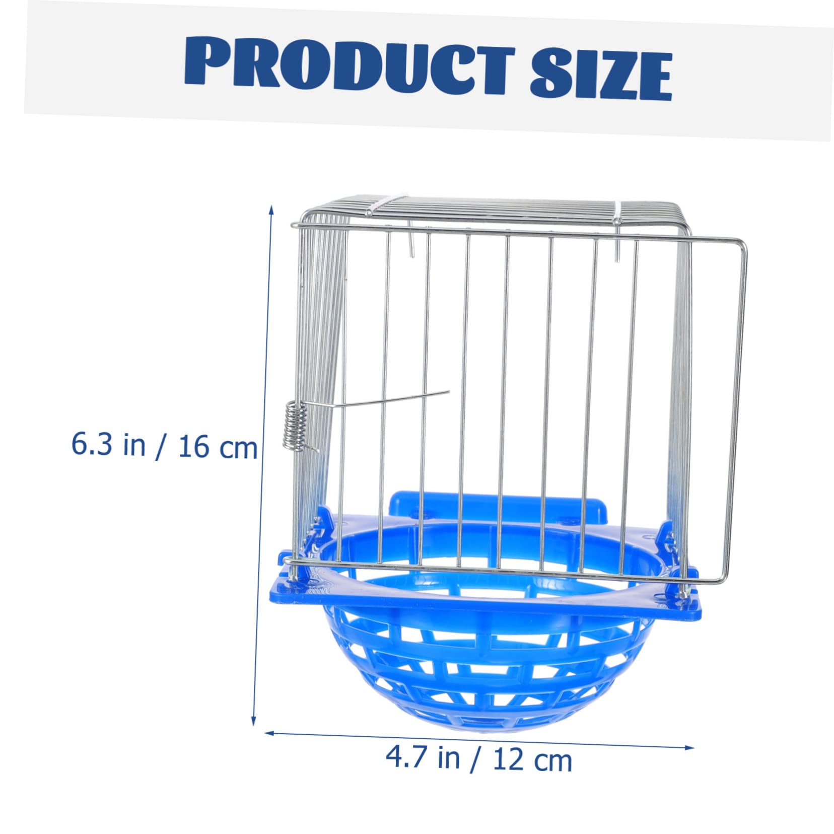 WOONEKY 3pièces Nid Oiseau Suspendu pour Petits Oiseaux Bassin De Nidification Pratique pour Perroquets Canaris Et Moineaux Facile à Installer Stable Et Sécurisé pour Élevage Oiseaux
