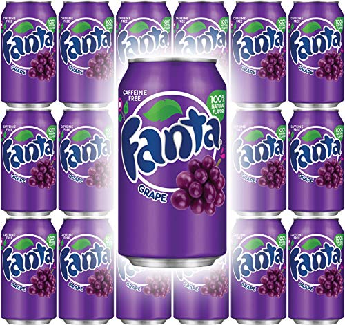 Fanta Grape Soda, 12 Fl Oz Cans