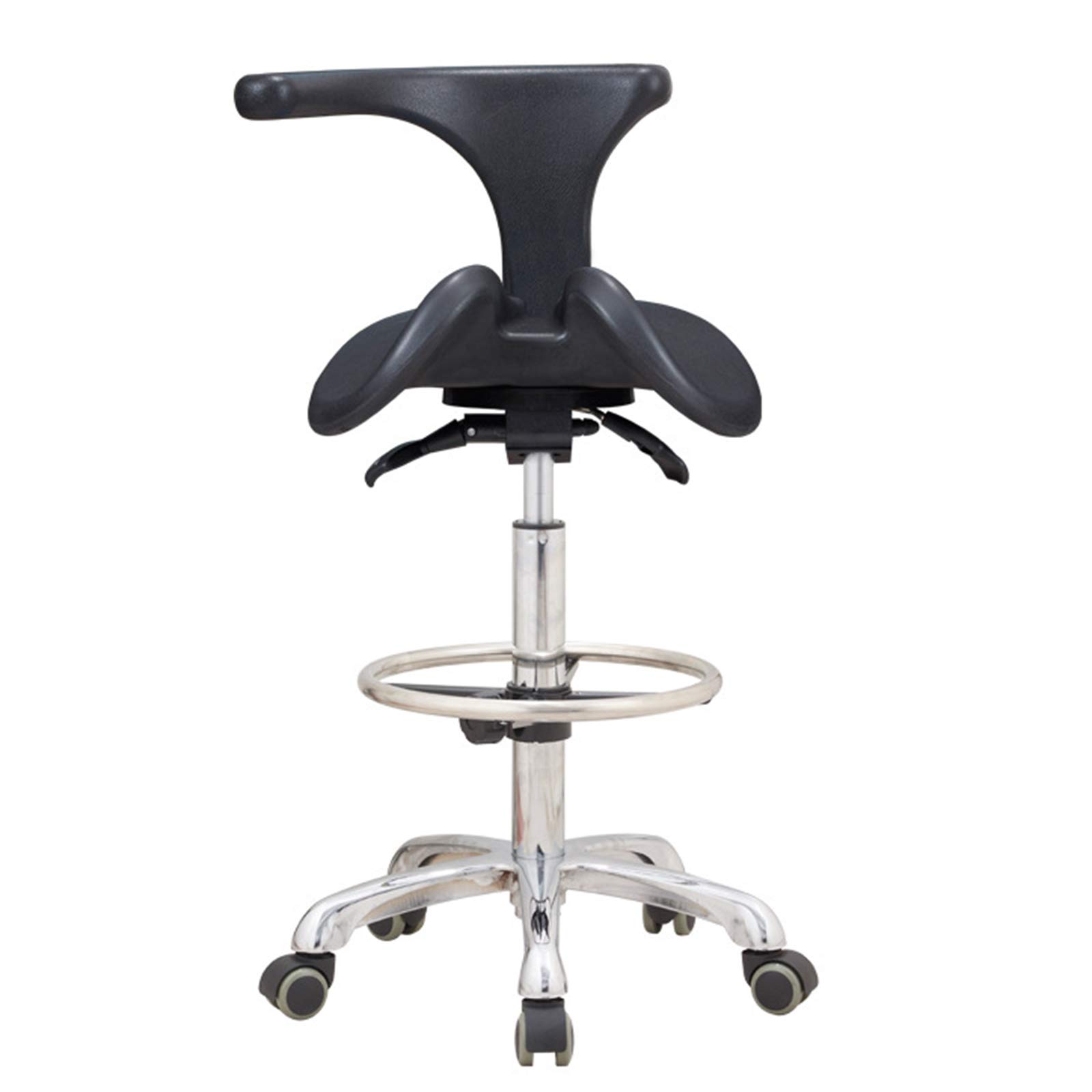Sgabello da lavoro regolabile, ergonomico, girevole a 360°, per salone, spa, massaggi e pratica di bellezza, comfort e flessibilità per professionisti