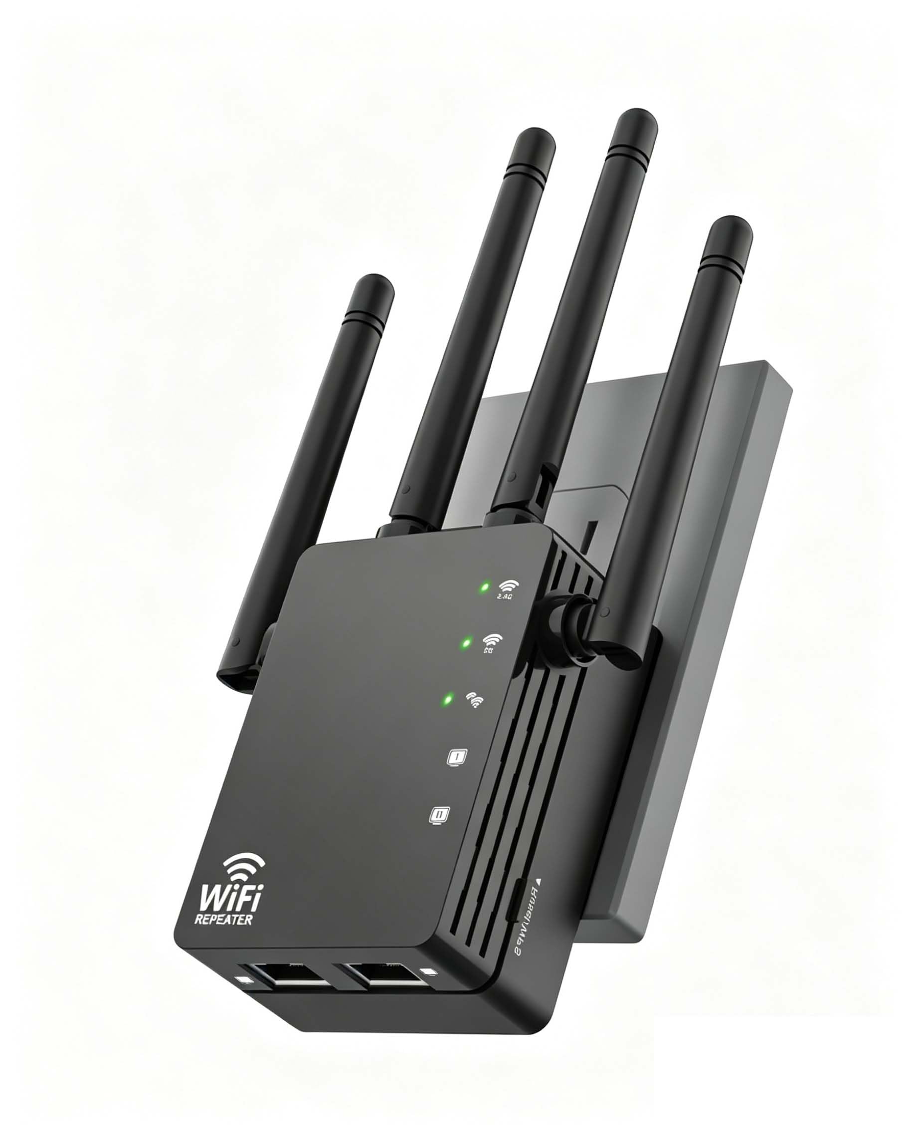 WiFi Extender 1200Mbps, Long Range WiFi Booster up to 12880 Sq Ft, 105 Devices, WiFi Extender Signal Booster for Home, Easy Setup