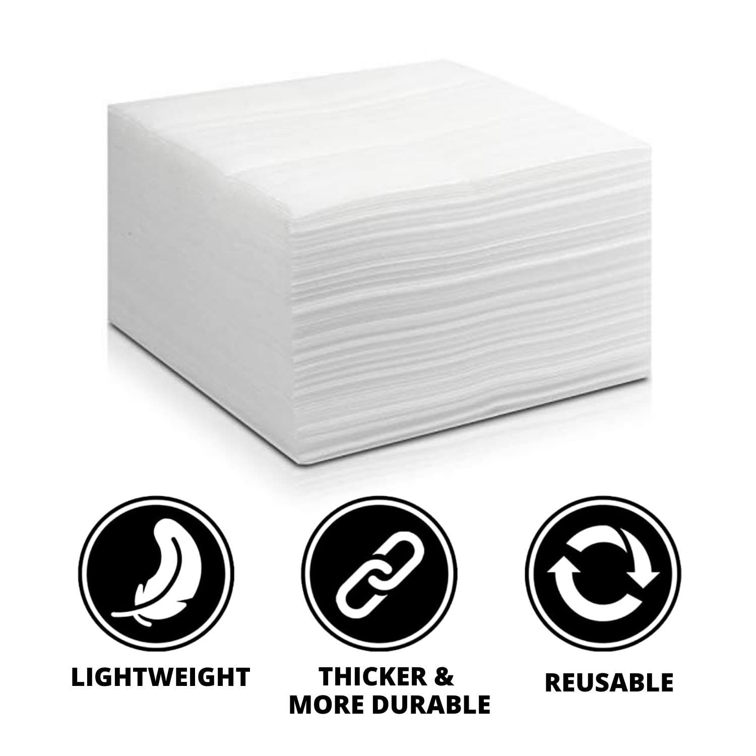 Lot De 100 Feuilles Mousse Emballage 30x30 Cm - Protection Pour Déménagement Verre Vaisselle Porcelaine