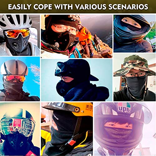 Camo Balaclava Face Shiesty Ski Mask,Uv Protection Ice Silk Neck Gaiter Sun Hood For Men Women Motorcycle Cycling #TOP6
