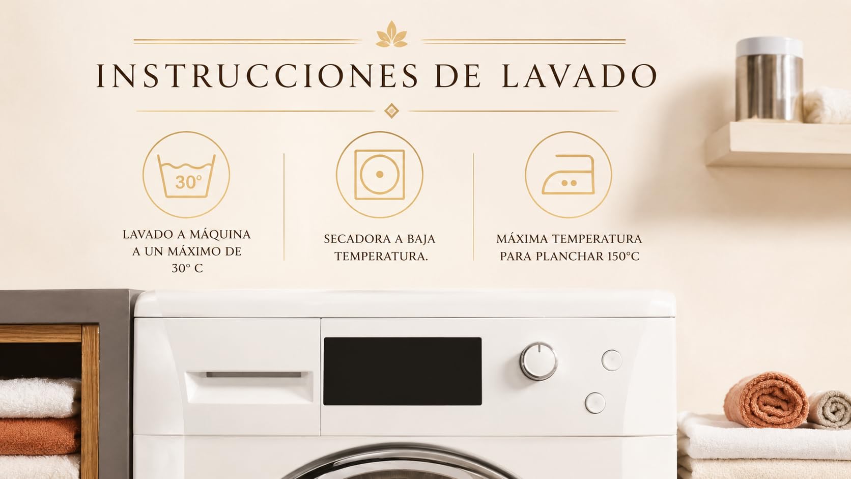 Jomy Funda nórdica - 3 Piezas - Algodón Egipcio De 300 Hilos Beige/Blanco Cama 150 x 190/200. 1 Funda Nordica 240X220 2 Fundas de Almohada 50x75 Cierre con Cremallera. Funda Nórdica Algodon Suave.