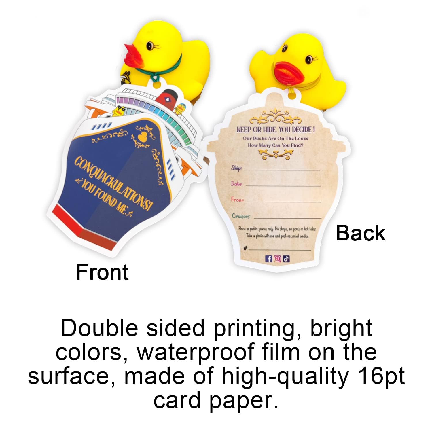 amazon-com-duck-tags-cruising-tags-for-hiding-rubber-ducks-while-cruising-ducking-games-card-35-cards-35-rubber-bands-2-8-x-3-5-inches-cruising-ship-design-tags-office-products for Disney Cruise Duck Tags Free Printable Amazon.com: Duck Tags, Cruising Tags for Hiding Rubber Ducks While Cruising, Ducking Games Card, 35 Cards, 35 Rubber Bands, 2.8 x 3.5 inches, Cruising Ship Design Tags : Office Products for Disney Cruise Duck Tags Free Printable